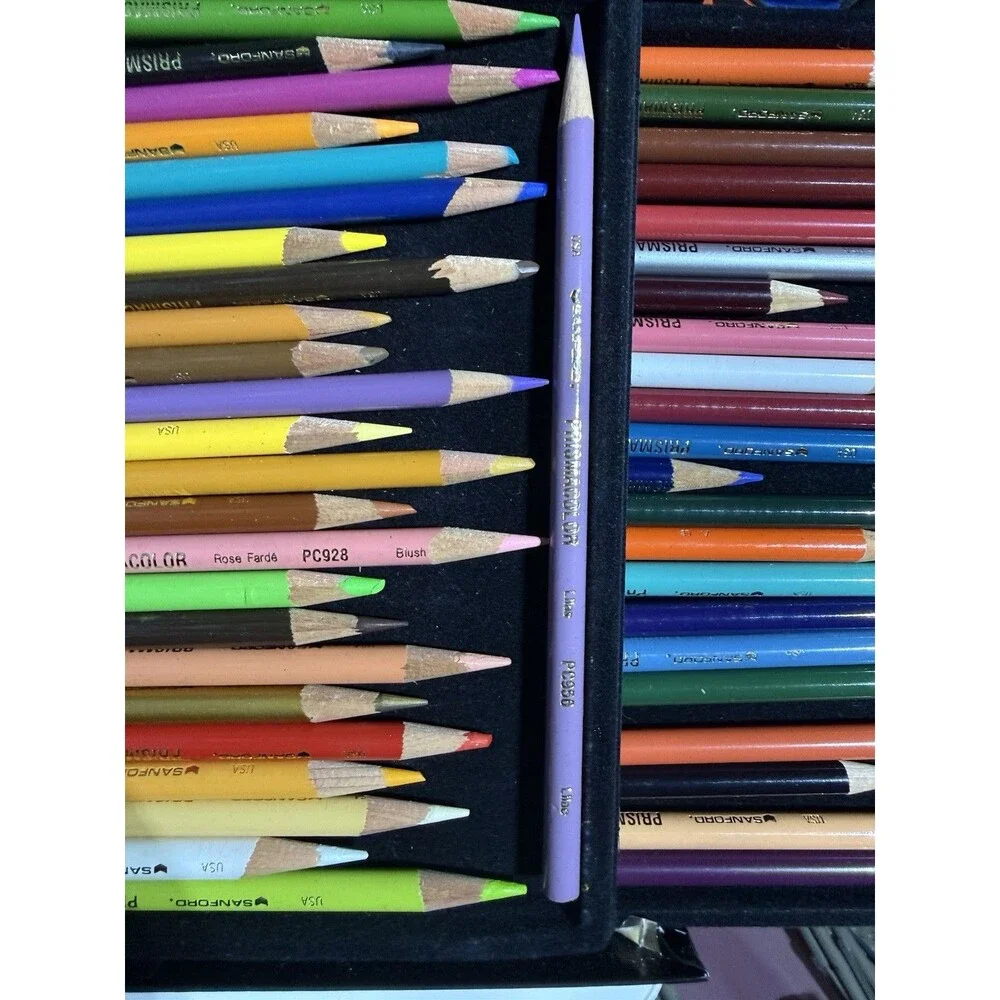Vintage Sanford Prismacolor Professional Art Soft Lead Colored Pencils 47*